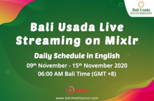 Bali Usada Live Streaming on Mixlr – Daily Schedule in English [News]