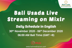 Bali Usada Live Streaming on Mixlr – Daily Schedule in English [News]
