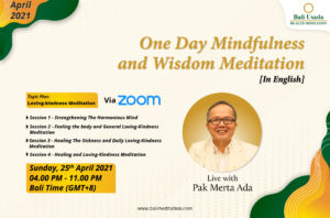 One Day Mindfulness & Wisdom Meditation in English