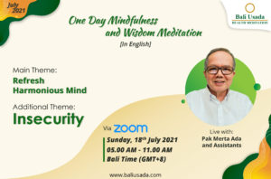 One Day Mindfulness & Wisdom Meditation in English [NEWS]