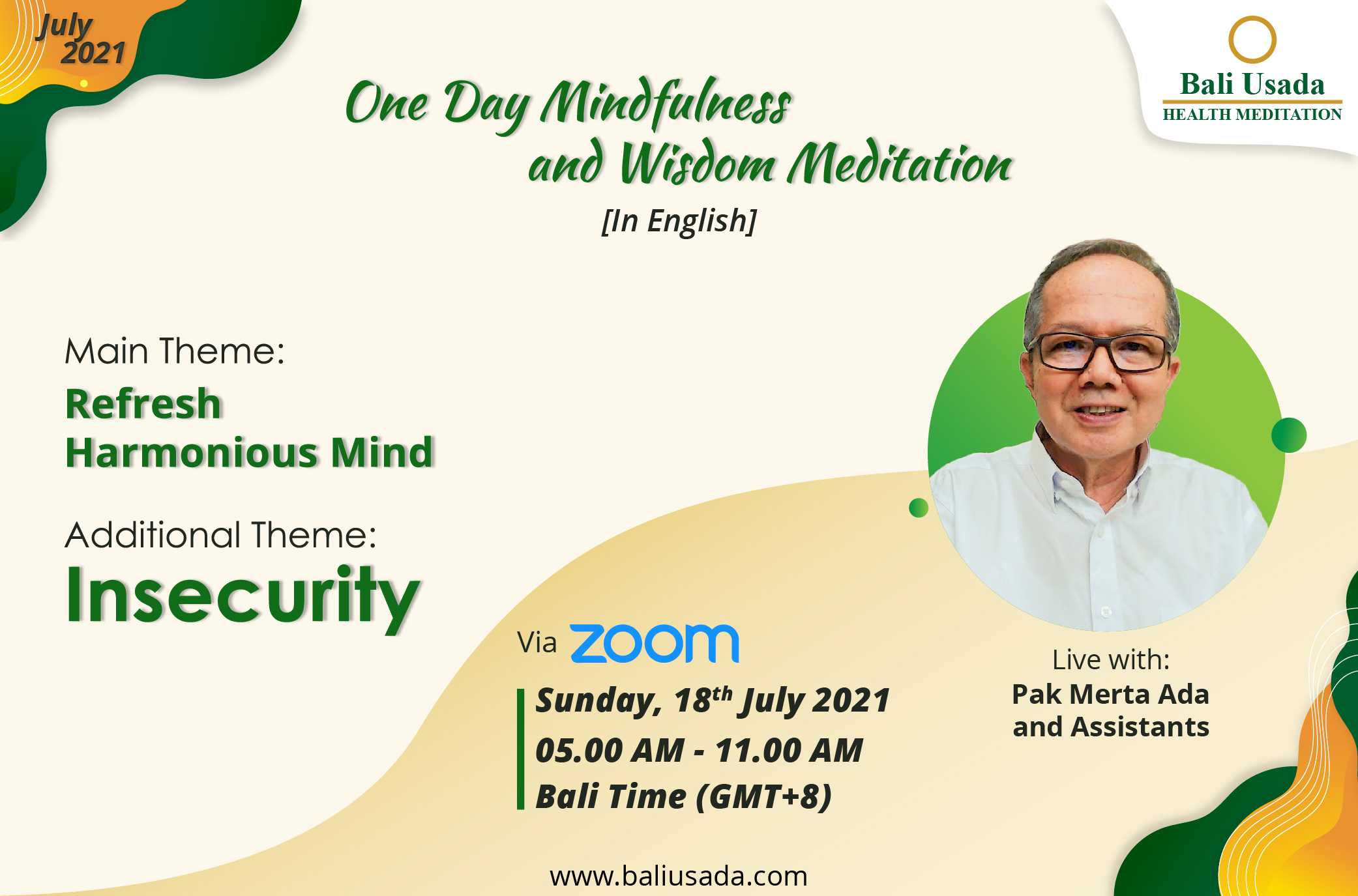 One Day Mindfulness & Wisdom Meditation in English [NEWS]